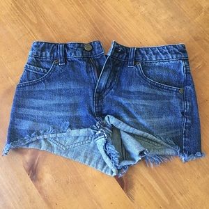 Denim shorts